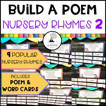 Preview of Nursery Rhymes Build a Poem Bundle Set 2 | Pocket Chart Center