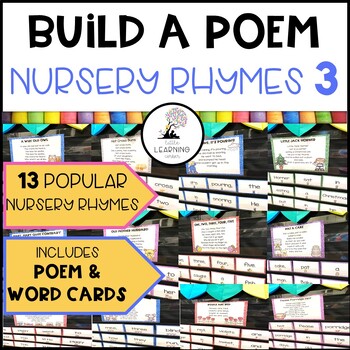 Preview of Nursery Rhymes Build a Poem Bundle Set 3 | Pocket Chart Center