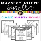 Nursery Rhymes Bundle 35 Black and White Mother Goose Posters