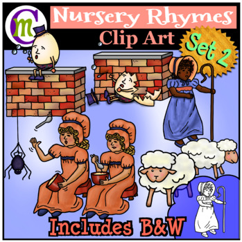 Preview of Nursery Rhymes Clip Art Set 2