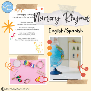 Preview of Nursery Rhymes English/Spanish