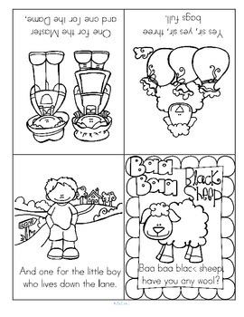 nursery rhymes foldable booklets free by kidsparkz tpt