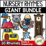 Nursery Rhymes Giant BUNDLE of Books & Sequencing Cards