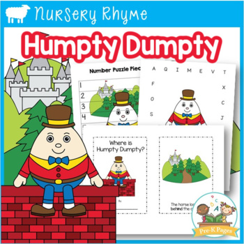 Humpty Dumpty-Teaching Resource Sack-Nursery Rhyme Sac-Fourni vide 