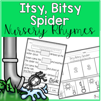 Nursery Rhymes - Itsy Bitsy Spider by Kindergarten Kristy | TPT
