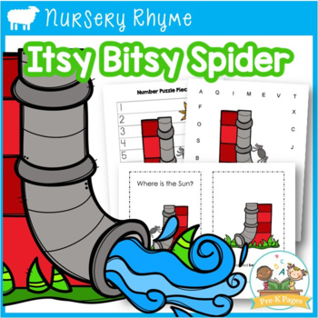 Nursery Rhymes: Itsy Bitsy Spider Literacy and Math Activities | TPT