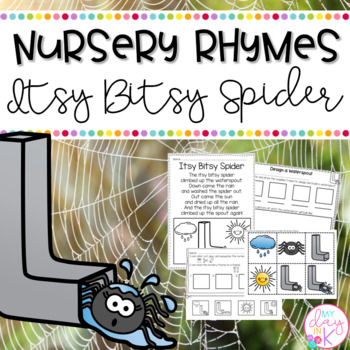 Itsy Bitsy Spider with a Home Connection and Stem Challenge by My Day in K