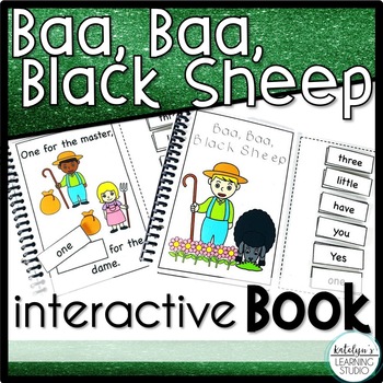 Preview of Nursery Rhymes Kindergarten Sight Word Activities - Interactive Book