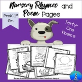 Nursery Rhymes & Poems for Primary Students (Ink Friendly)