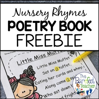 Preview of FREE Nursery Rhymes Poetry Book Pages