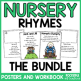 Nursery Rhymes Posters and Printable Workbook Bundle
