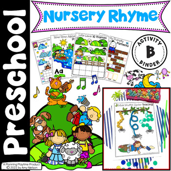 Preview of Nursery Rhymes Preschool Activities