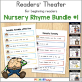 Nursery Rhymes Readers' Theater Scripts for Kindergarten a