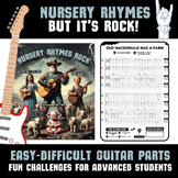 Nursery Rhymes Rock - Classroom Guitar Songs (includes Backings)