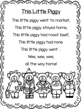 Nursery Rhymes - Set 2 {Literacy Pack} by Natalie's Nook | TPT