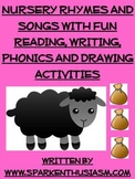 Nursery Rhymes & Songs with Fun Reading, Writing, Phonics 