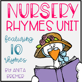 Nursery Rhymes Activities Unit Bundle featuring 10 Popular