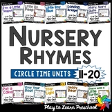 Nursery Rhymes Units - Bundle #2 | Activities for Preschoo