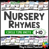 Nursery Rhymes Units - bundle #1  Activities for Preschool