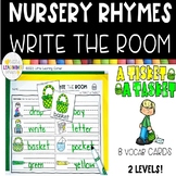 Nursery Rhymes Write the Room  A TISKET A TASKET