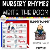 Nursery Rhymes Write the Room  HUMPTY DUMPTY