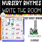 Nursery Rhymes Write the Room  ITSY BITSY SPIDER