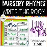 Nursery Rhymes Write the Room LITTLE MISS MUFFET