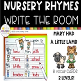 Nursery Rhymes Write the Room  MARY HAD A LITTLE LAMB