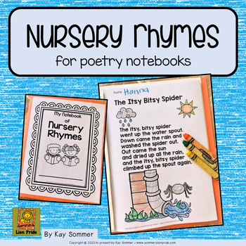 Preview of Nursery Rhymes for poetry books