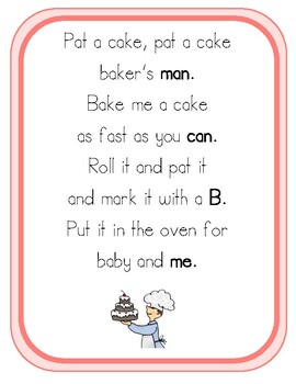 Pat-A-Cake Printable Poem and Sequencing Cards - Fun-A-Day!