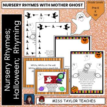 Preview of Nursery Rhymes with Mother GHOST - Halloween - Rhymes - Mother Goose