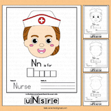 Nurses Day Activities Nurse Writing Alphabet Letter N Work