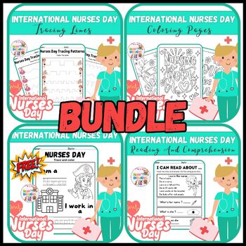 Preview of Nurses Day BUNDLE  Activities / Printable Worksheets