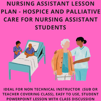 Preview of Nursing Assistant Lesson Plans Palliative and End of Life Care for CNA Students