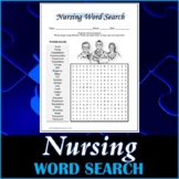 Nursing Word Search Puzzle