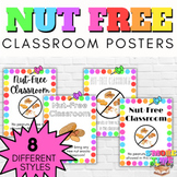 Nut Free Classroom Poster Set