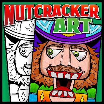 Preview of Nutcracker Art - Coloring Pages, Templates, and Reference Graphics