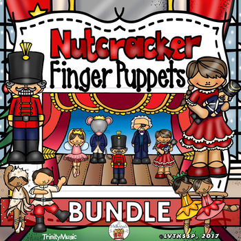 Preview of Nutcracker Ballet Finger Puppets (BUNDLE)
