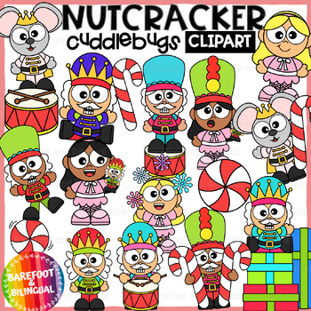 Preview of Nutcracker Clipart | Cute Christmas Clipart | Cuddlebugs Collection