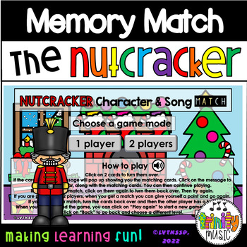 Preview of Nutcracker Memory Match (PowerPoint Shows)