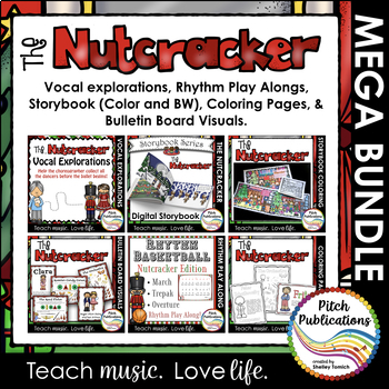 Preview of Nutcracker Music Activities - MEGA BUNDLE - Storybook, Bulletin Boards, & More!