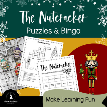 Preview of Nutcracker Puzzles, Crosswords and Bingo Games | Junior and High School 7-12
