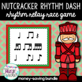 Nutcracker Rhythm Relay Race Game Music Activity (BUNDLE)