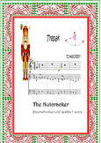Boomwhackers  and piano score.Color codec.Nutcracker Suite