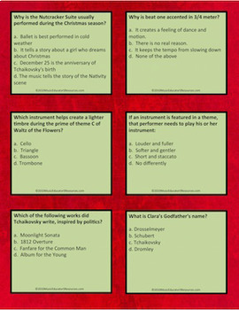 Nutcracker Trivia Game By Music Educator Resources Tpt