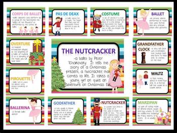 Preview of Nutcracker Vocabulary Bulletin Board Kit