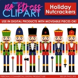 Nutcrackers Holiday Clip Art (Digital Use Ok!)