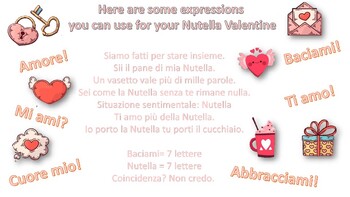 Preview of Nutella e San Valentino Bigliettini D'amore