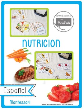 Preview of Montessori Nutricion : Nutrition in spanish