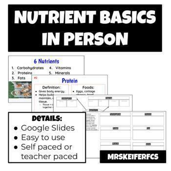 Preview of Nutrient Basics, In Person | Nutrition and Health | FCS